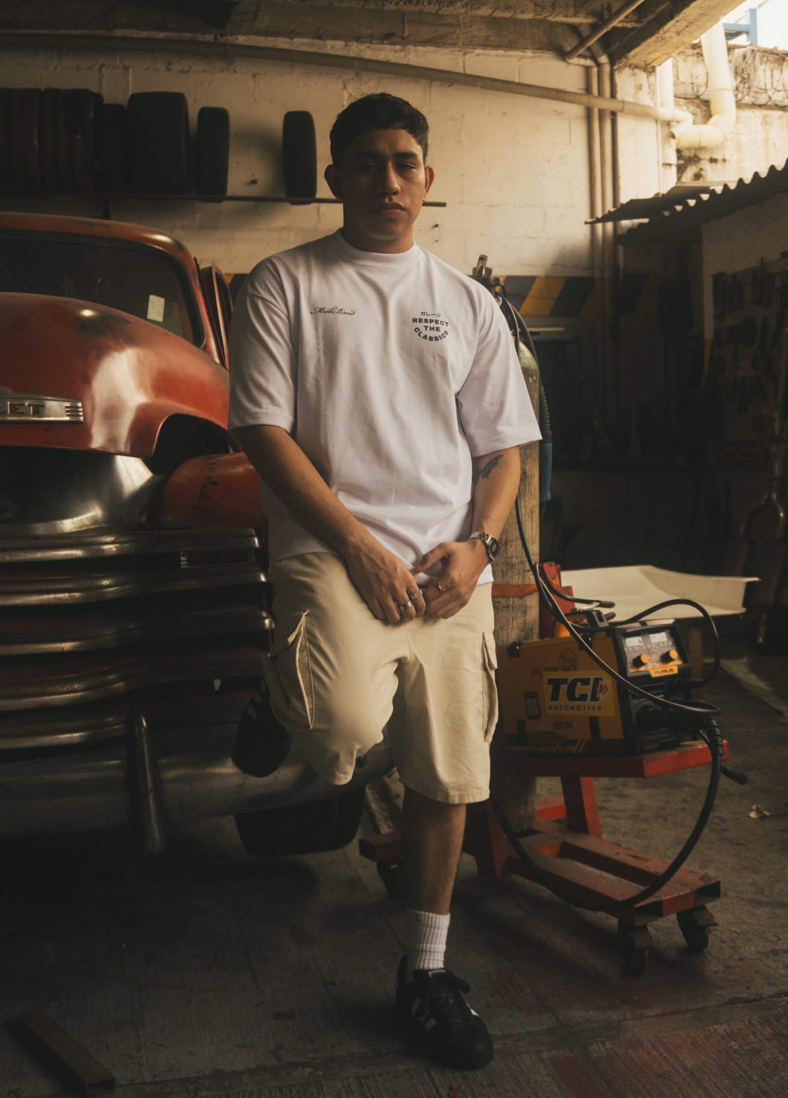 CAMISETA BLANCA GARAGE MRCH
